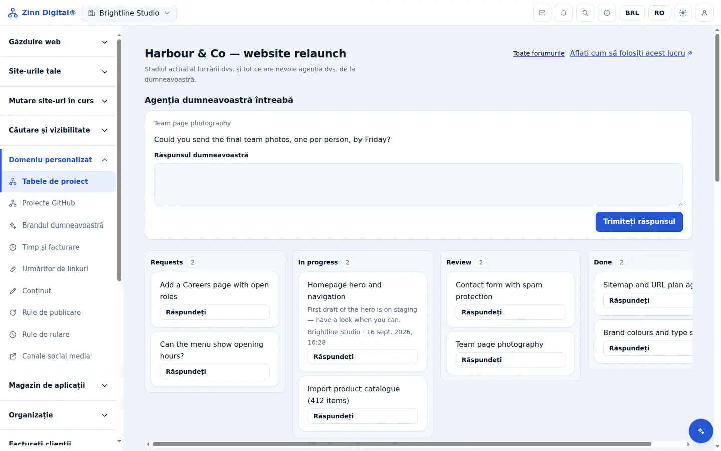 Gerenciamento de projetos para agências