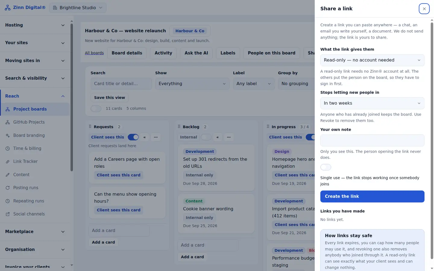 Besplatni klijentski portal za frilensere